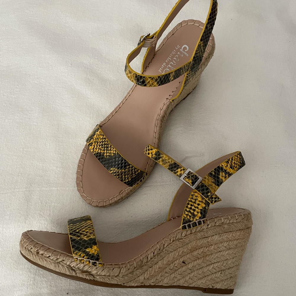 “NWOT” Espadrille Wedge Sandals by Charles David